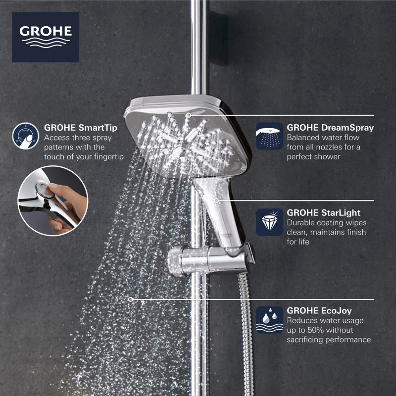 GROHE Handheld Shower Head 1.8 GPM GPM Wayfair